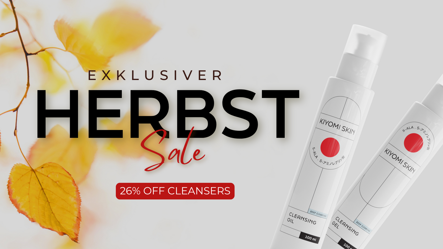 Exklusiver Herbst Sale